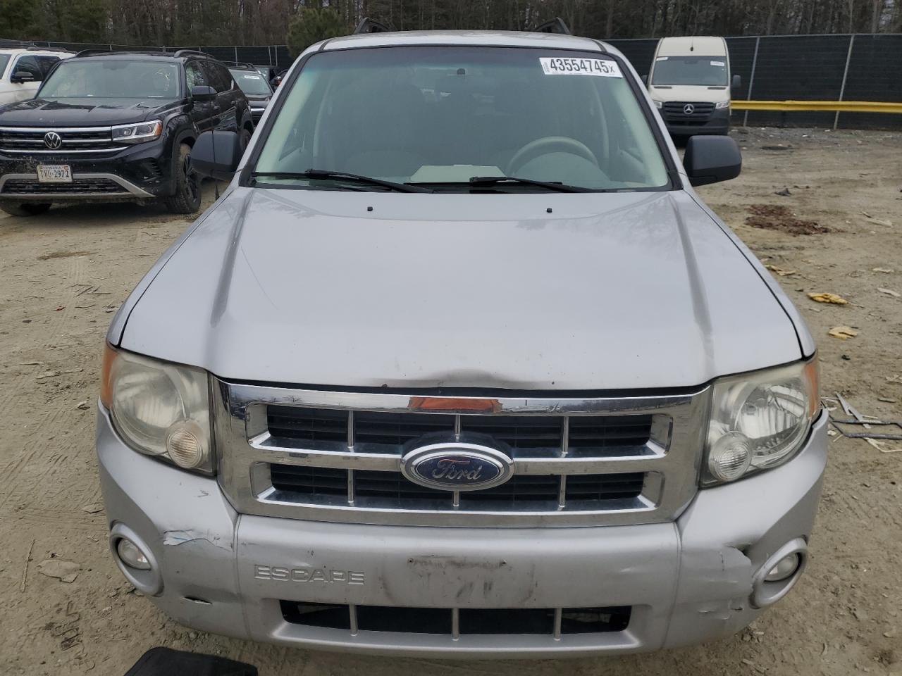 2008 Ford Escape VIN 1FMCU031X8KE19457 Copart auction photo, rear end / mechanical damage thumbnail 5