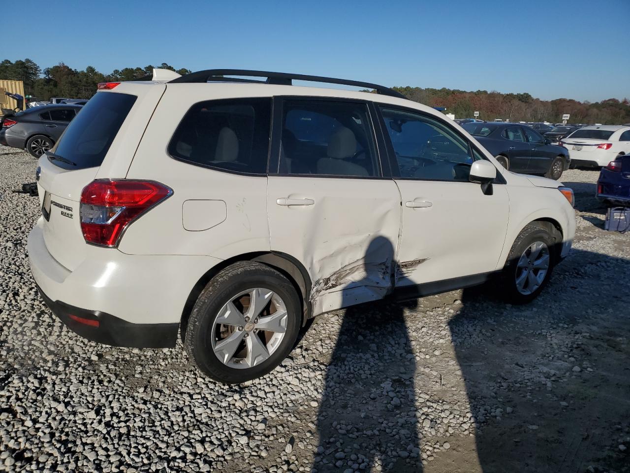 2016 Subaru Forester VIN JF2SJADC0GH504447 Copart auction photo, side damage thumbnail 3
