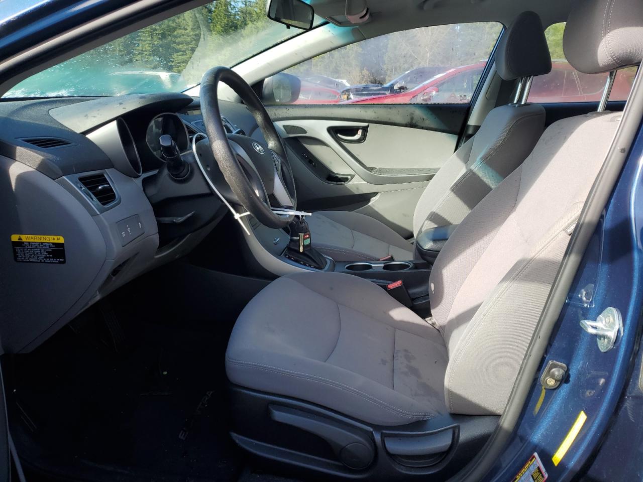 2016 Hyundai Elantra VIN KMHDH4AE7GU526345 Copart auction photo, front end damage thumbnail 7