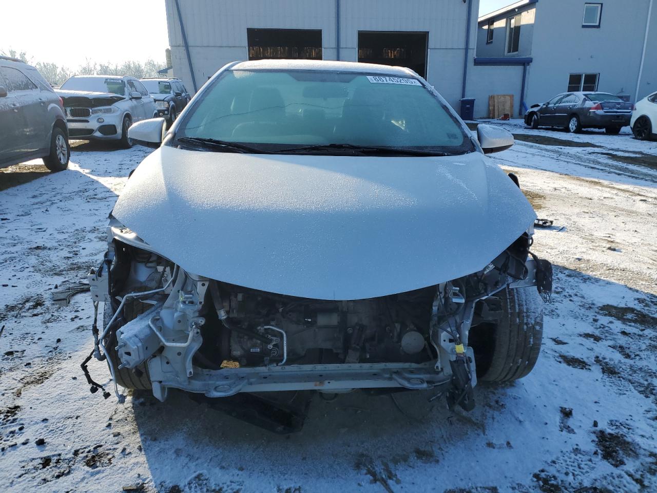 2016 Toyota Corolla VIN 2T1BURHE4GC649530 Copart auction photo, front end damage thumbnail 5