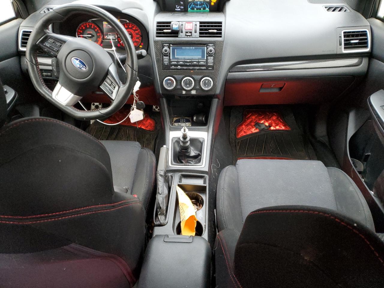 2015 Subaru WRX VIN JF1VA1D6XF9821026 Copart auction photo, rear end / side damage thumbnail 8