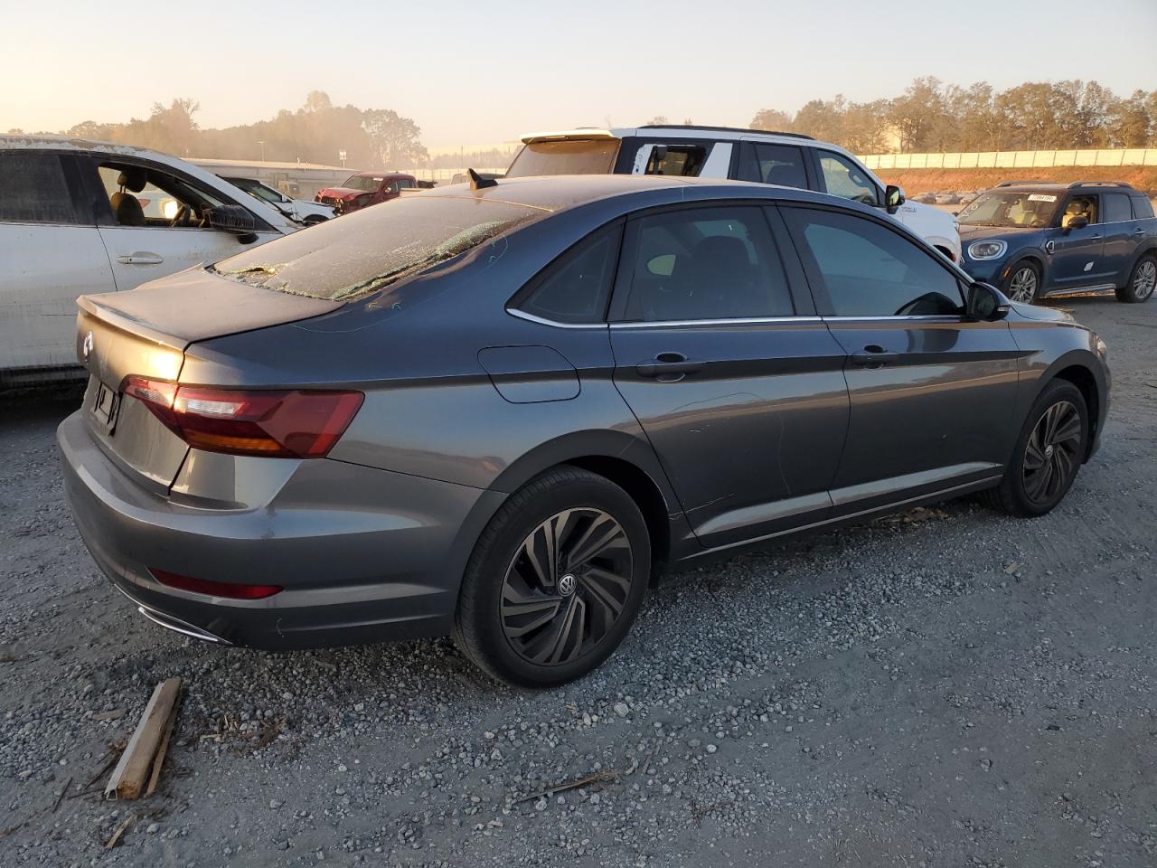 2019 Volkswagen Jetta VIN 3VWG57BU1KM068765 Copart auction photo, rear end damage thumbnail 3