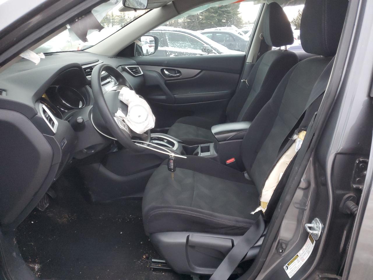 2016 Nissan Rogue VIN 5N1AT2MN3GC828562 Copart auction photo, front end / side damage thumbnail 7