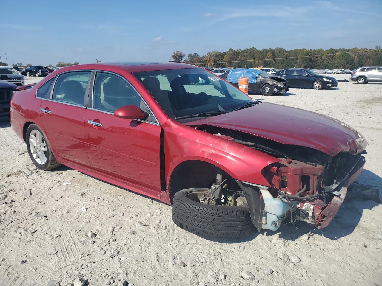 2012 Chevrolet Impala VIN 2G1WC5E35C1303584 Copart auction photo, all over damage thumbnail 4