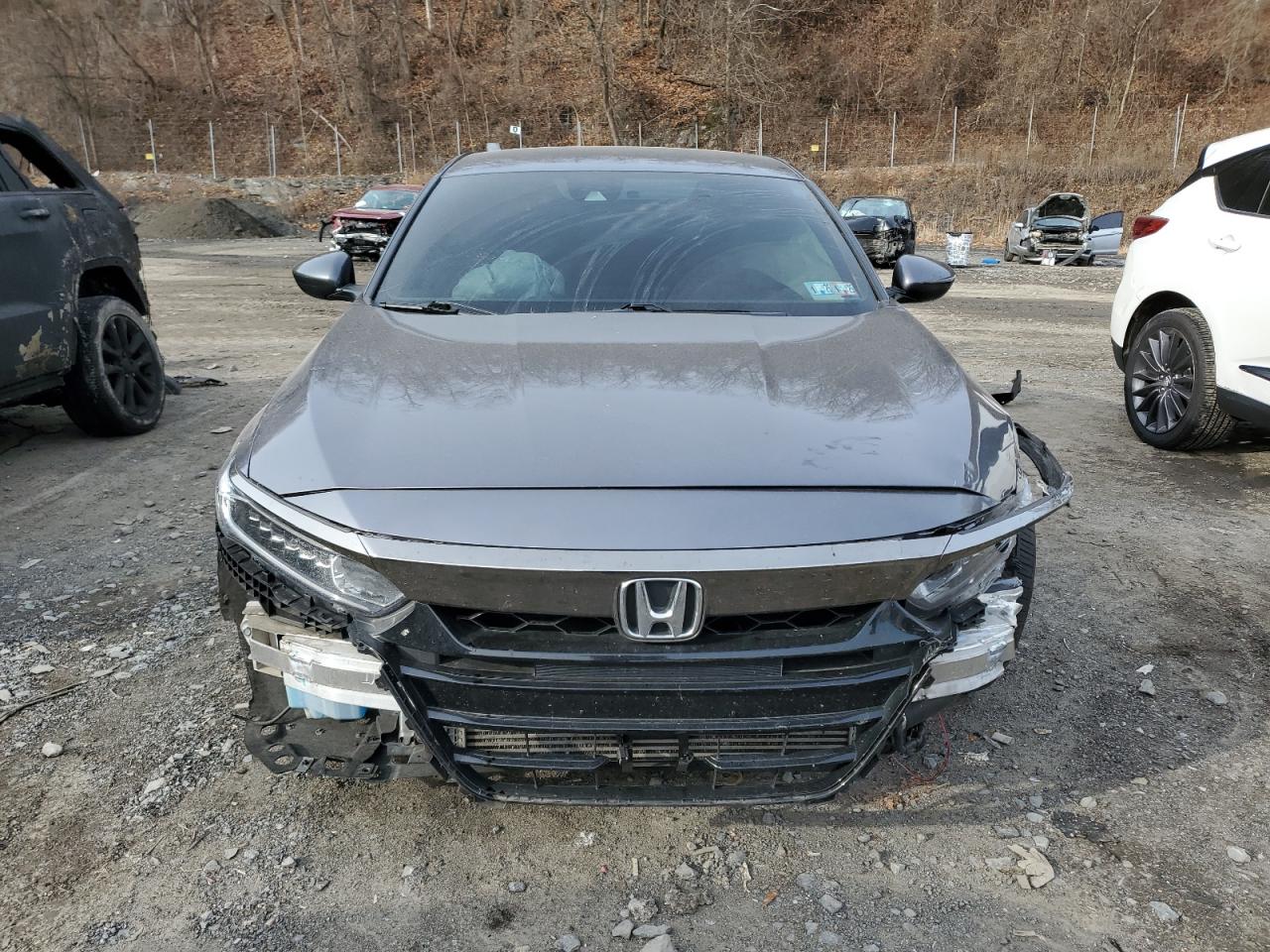 2018 Honda Accord VIN 1HGCV1F33JA206545 Copart auction photo, front end / undercarriage damage thumbnail 5