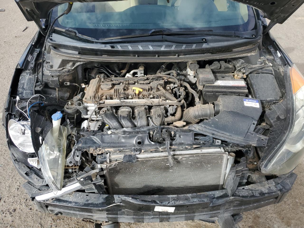 2013 Hyundai Elantra VIN KMHDH4AE3DU526564 Copart auction photo, rear end / front end damage thumbnail 12