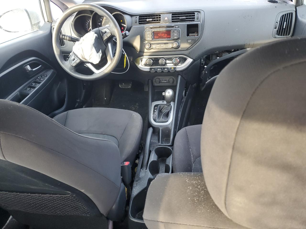 2013 KIA Rio VIN KNADM4A39D6155331 Copart auction photo, front end damage thumbnail 8