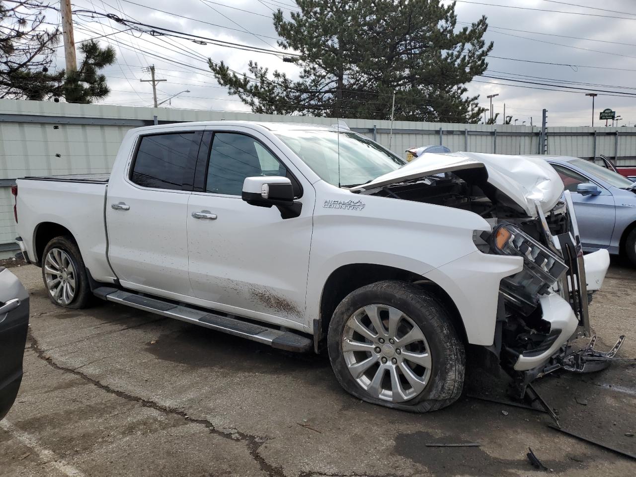 2019 Chevrolet Silverado VIN 1GCUYHEL5KZ119544 Copart auction photo, front end / undercarriage damage thumbnail 4