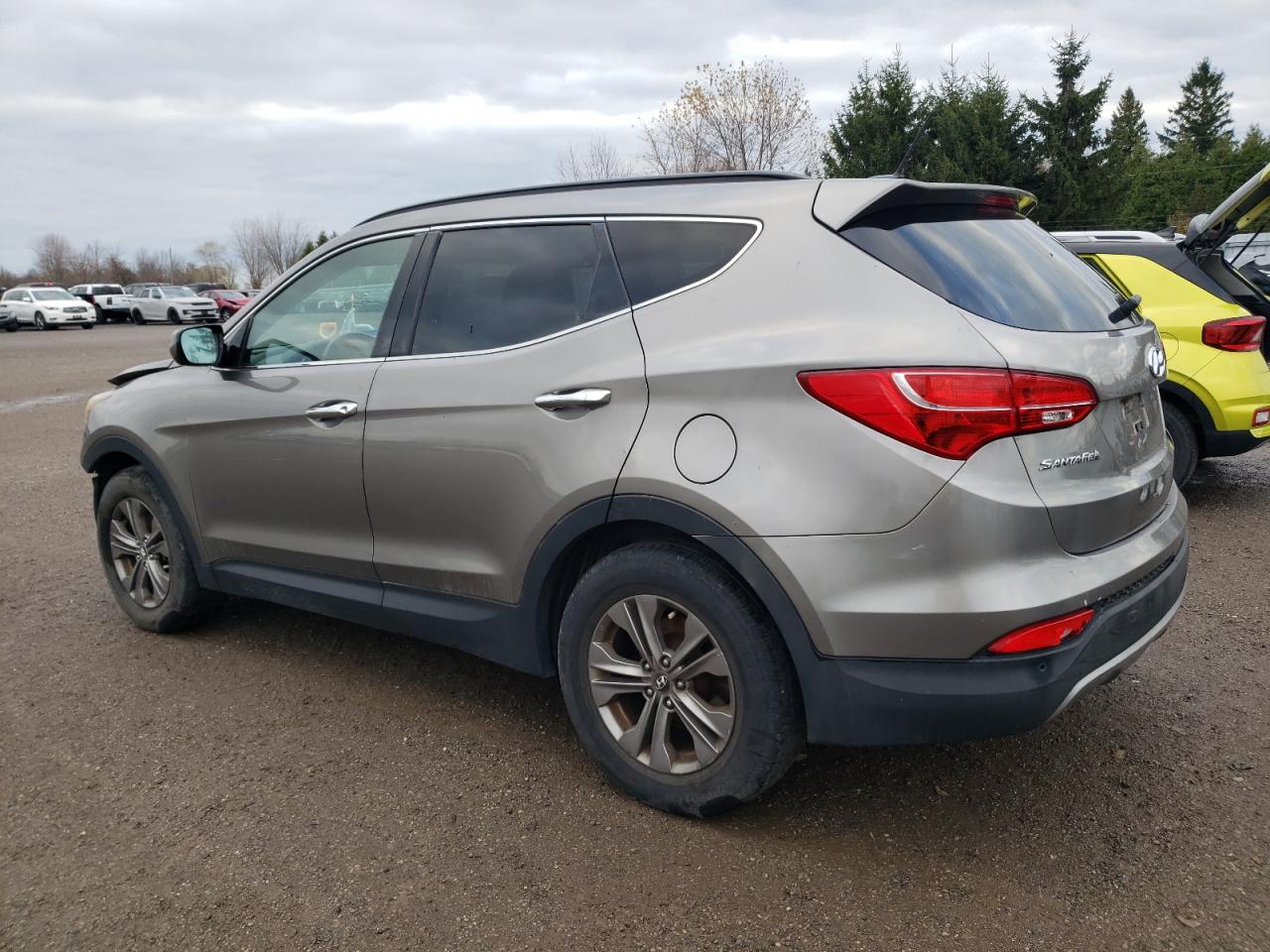 2013 Hyundai Santa Fe VIN 5XYZUDLB8DG028158 Copart auction photo, front end / rear end damage thumbnail 2