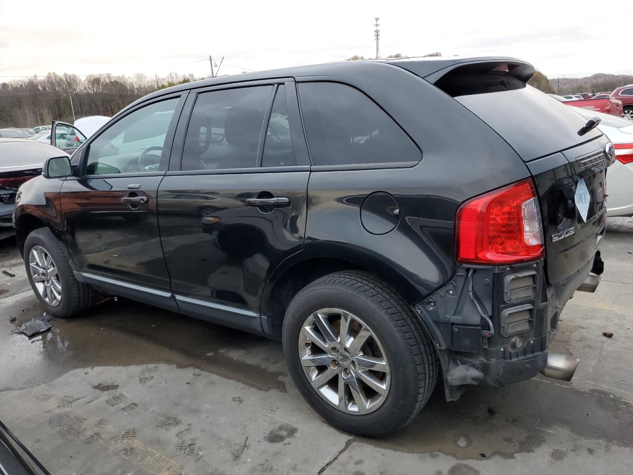 2014 Ford Edge VIN 2FMDK3JC3EBB11830 Copart auction photo, front end / rear end damage thumbnail 2