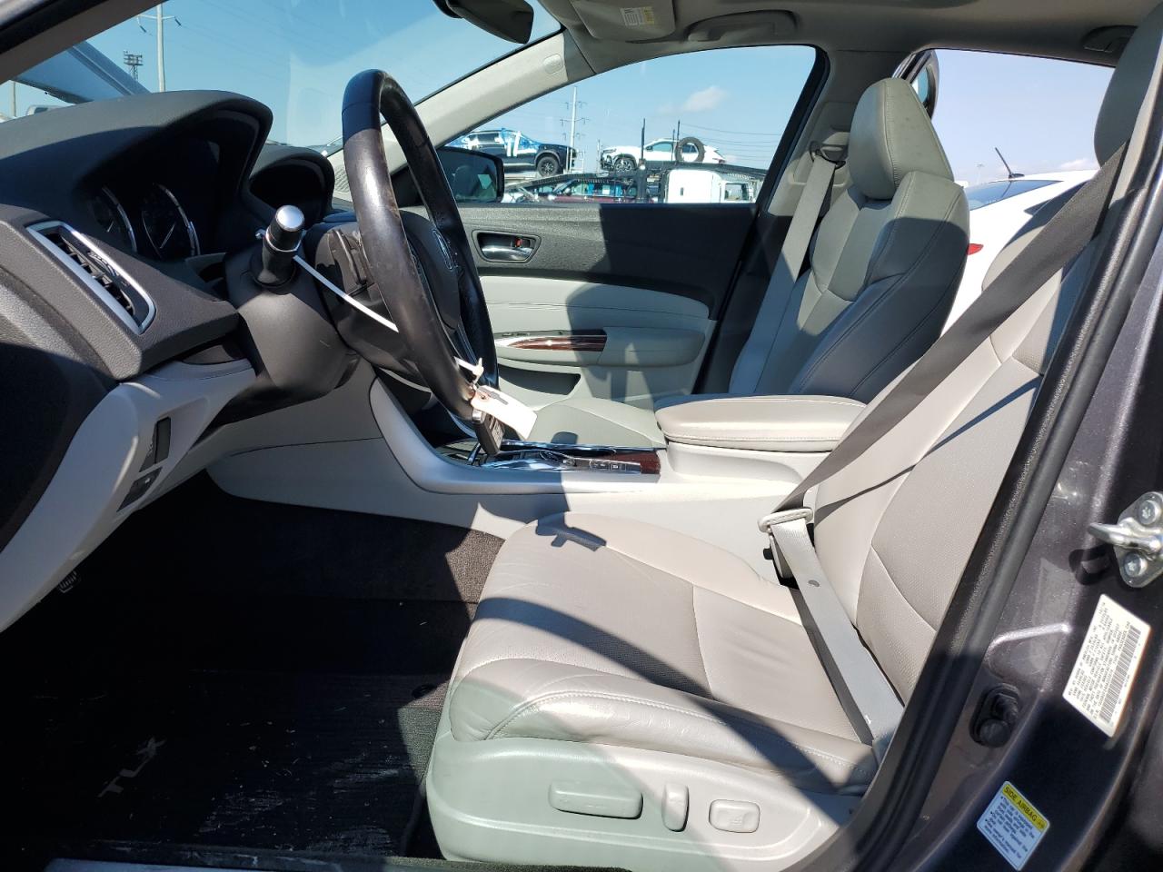 2017 Acura TLX VIN 19UUB2F54HA002674 Copart auction photo, rear end damage thumbnail 7