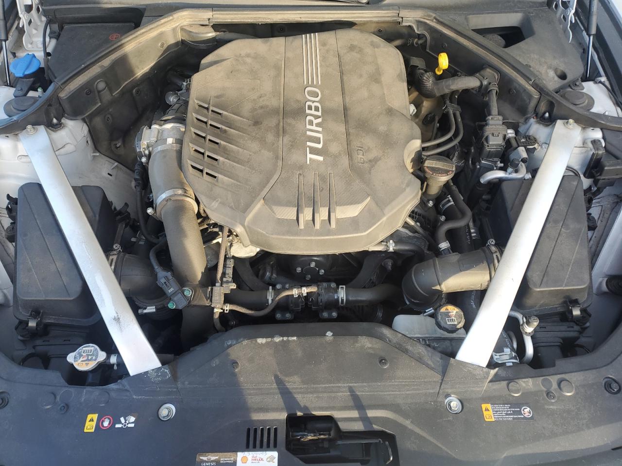 2020 Genesis G70 VIN KMTG34LE6LU050923 Copart auction photo, mechanical damage thumbnail 11
