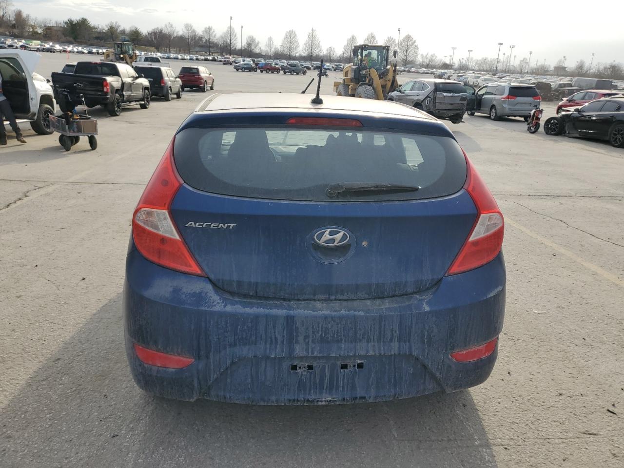 2015 Hyundai Accent VIN KMHCT5AE4FU213932 Copart auction photo, front end damage thumbnail 6