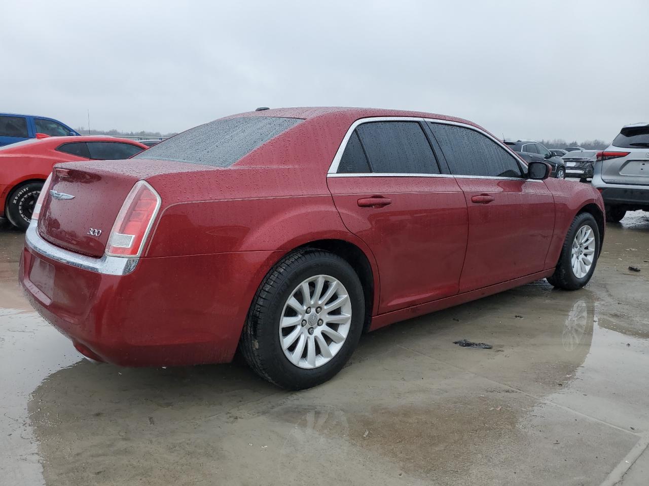 2014 Chrysler 300 VIN 2C3CCAAG7EH186262 Copart auction photo, side damage thumbnail 3