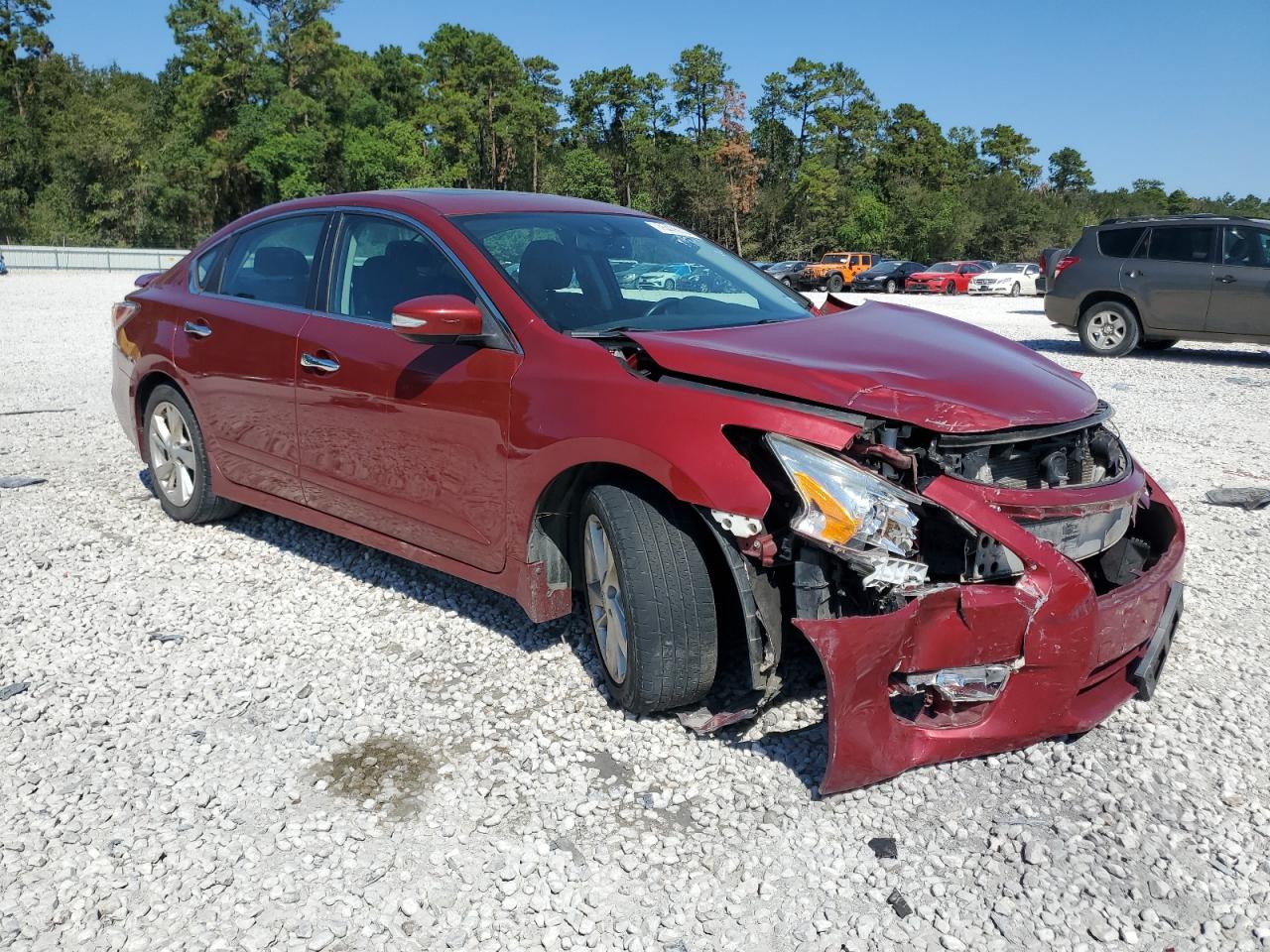 2015 Nissan Altima VIN 1N4AL3AP8FN350437 Copart auction photo, side / front end damage thumbnail 4