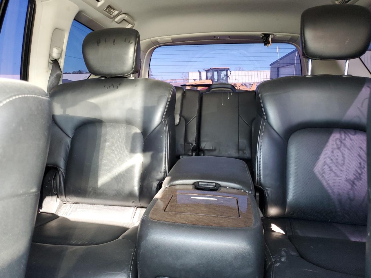2017 Infiniti QX80 VIN JN8AZ2NE8H9155837 Copart auction photo, front end / side damage thumbnail 10