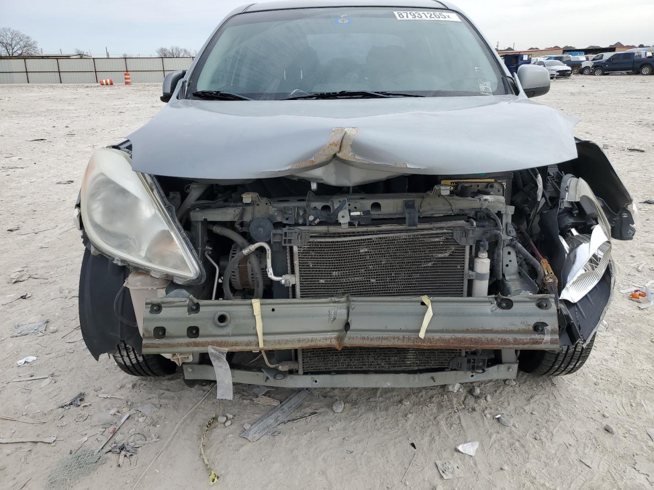 2012 Nissan Versa VIN 3N1CN7AP6CL932751 Copart auction photo, front end damage thumbnail 5