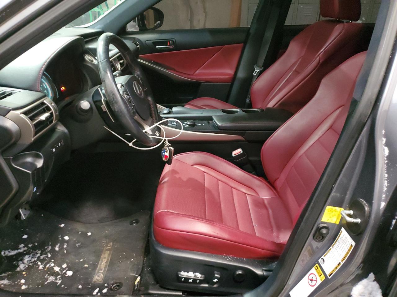 2014 Lexus IS VIN JTHCE1D29E5003519 Copart auction photo, vandalism damage thumbnail 7