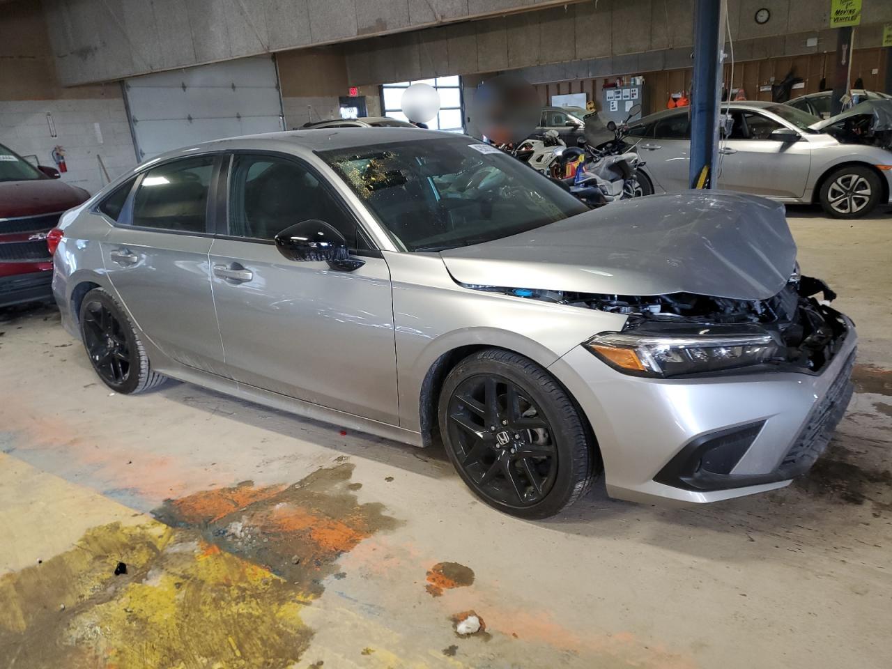 2024 Honda Civic VIN 2HGFE2F53RH563287 Copart auction photo, front end / mechanical damage thumbnail 4
