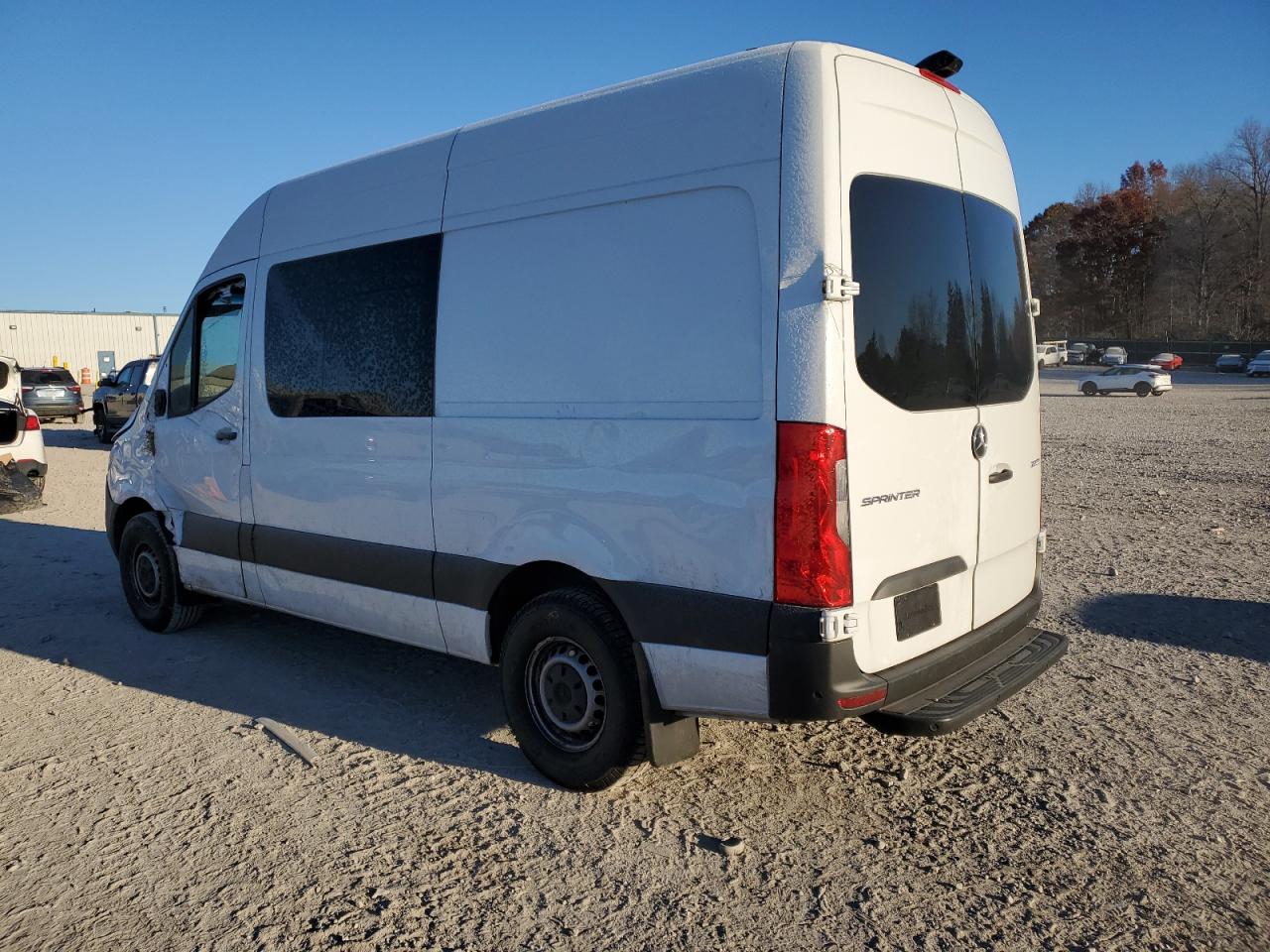 2024 Mercedes-Benz Sprinter VIN W1W4NBHY0RP667166 Copart auction photo, all over damage thumbnail 2