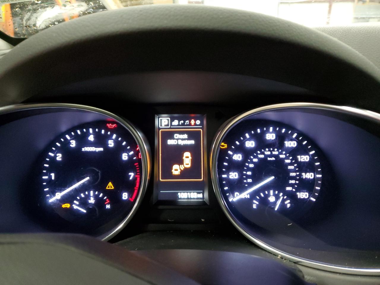 2017 Hyundai Santa Fe VIN KM8SR4HF7HU211422 Copart auction photo, mechanical / front end damage thumbnail 9