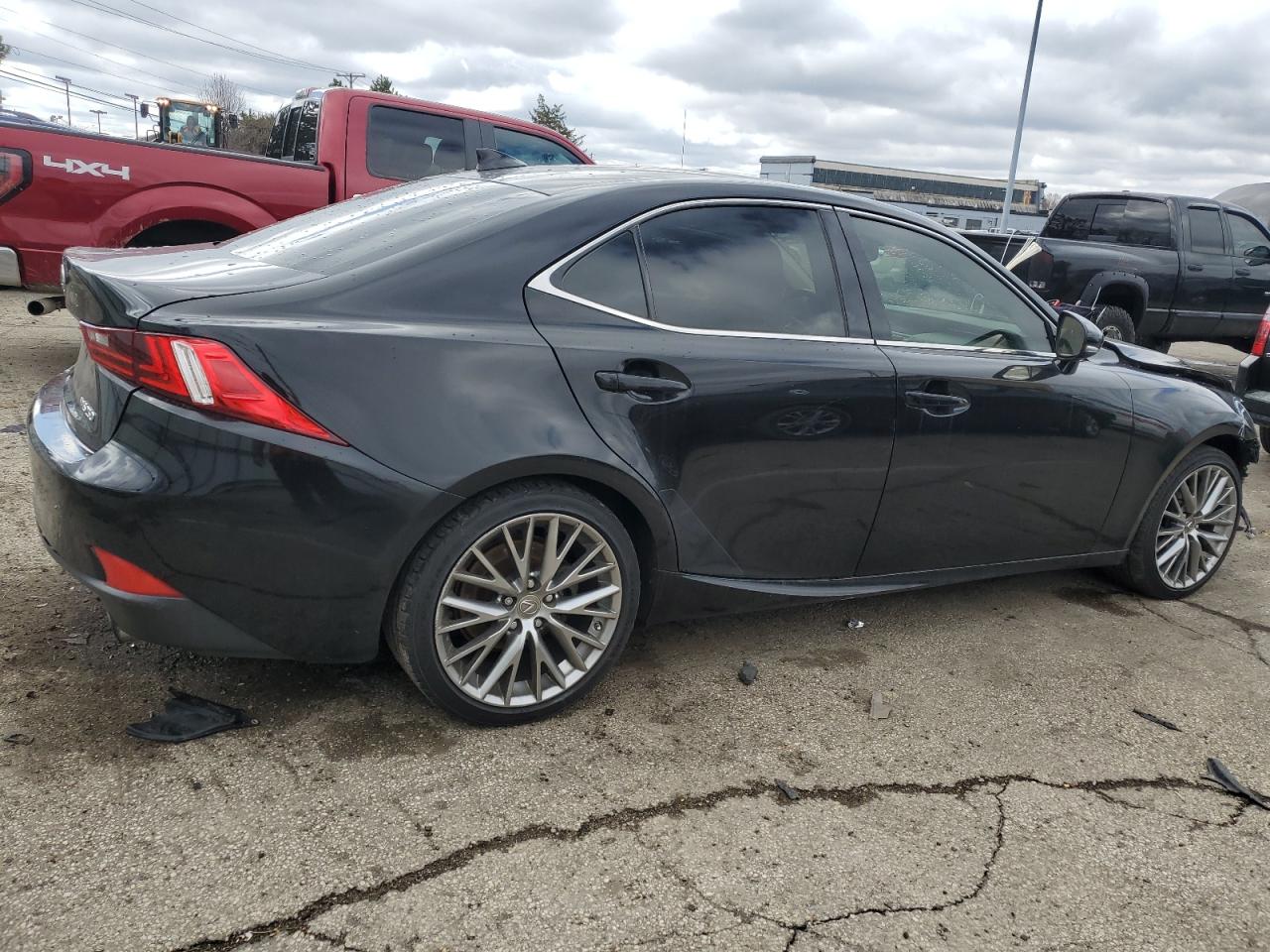 2015 Lexus IS VIN JTHCF1D2XF5027889 Copart auction photo, front end damage thumbnail 3