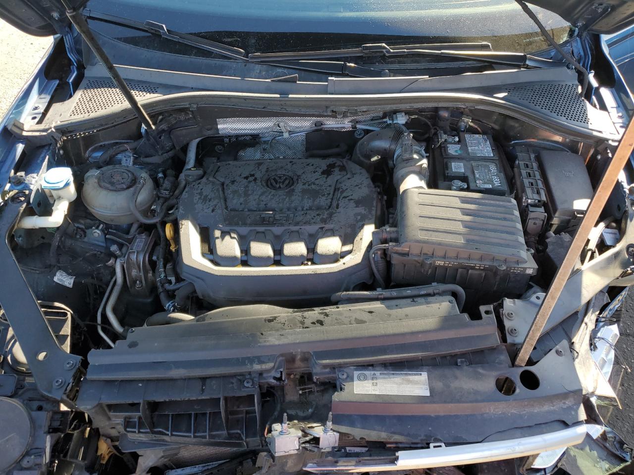 2019 Volkswagen Tiguan VIN 3VV3B7AX1KM040505 Copart auction photo, front end / rear end damage thumbnail 12