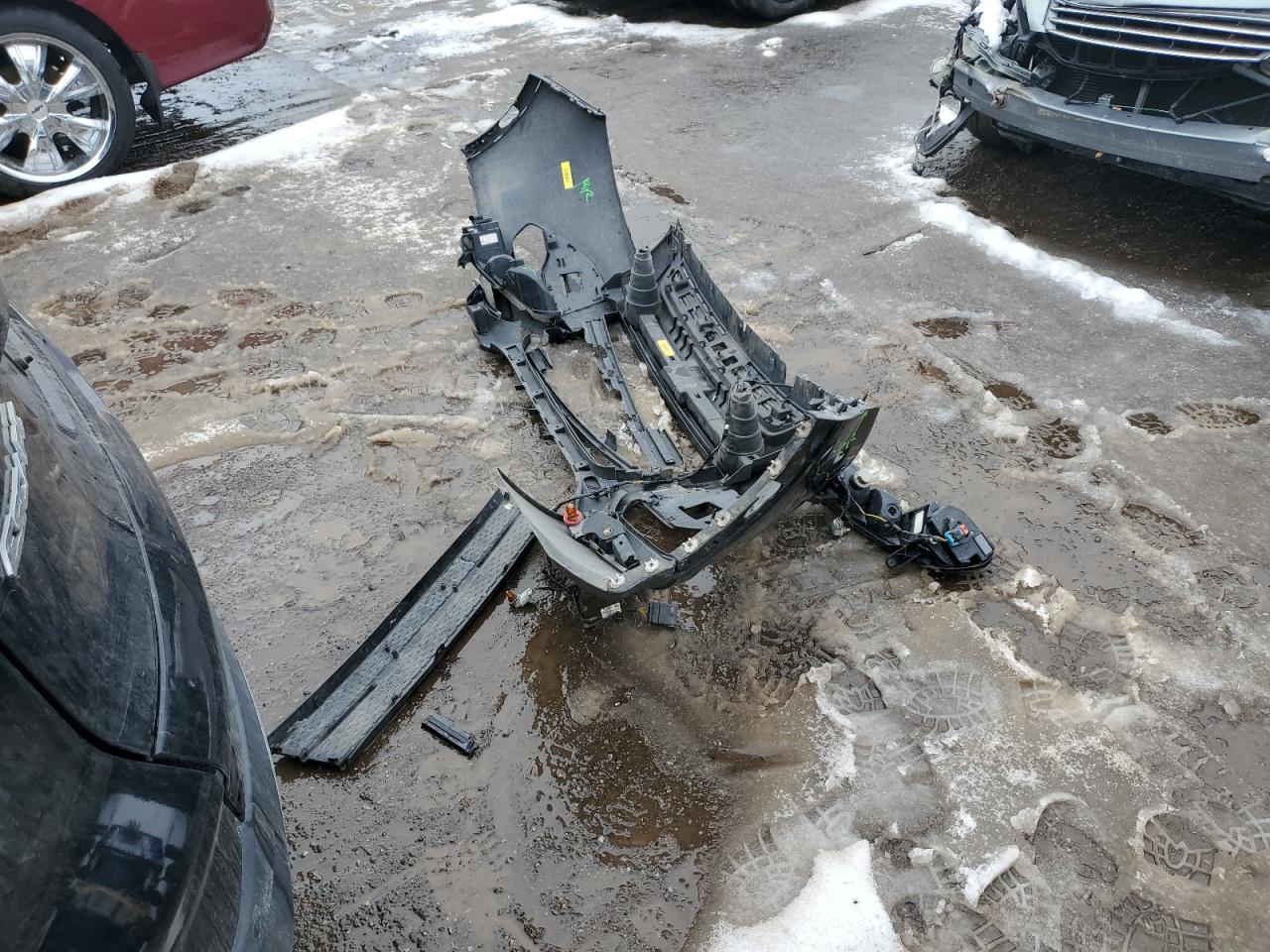 2016 Ford Escape VIN 1FMCU9GX7GUB26413 Copart auction photo, front end / undercarriage damage thumbnail 13