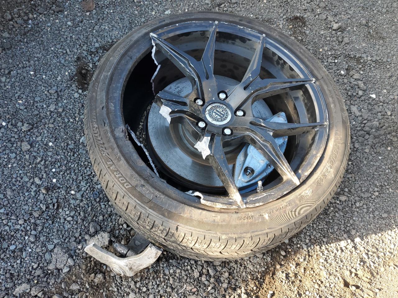 2018 Infiniti Q60 VIN JN1EV7EL6JM391784 Copart auction photo, front end / side damage thumbnail 14