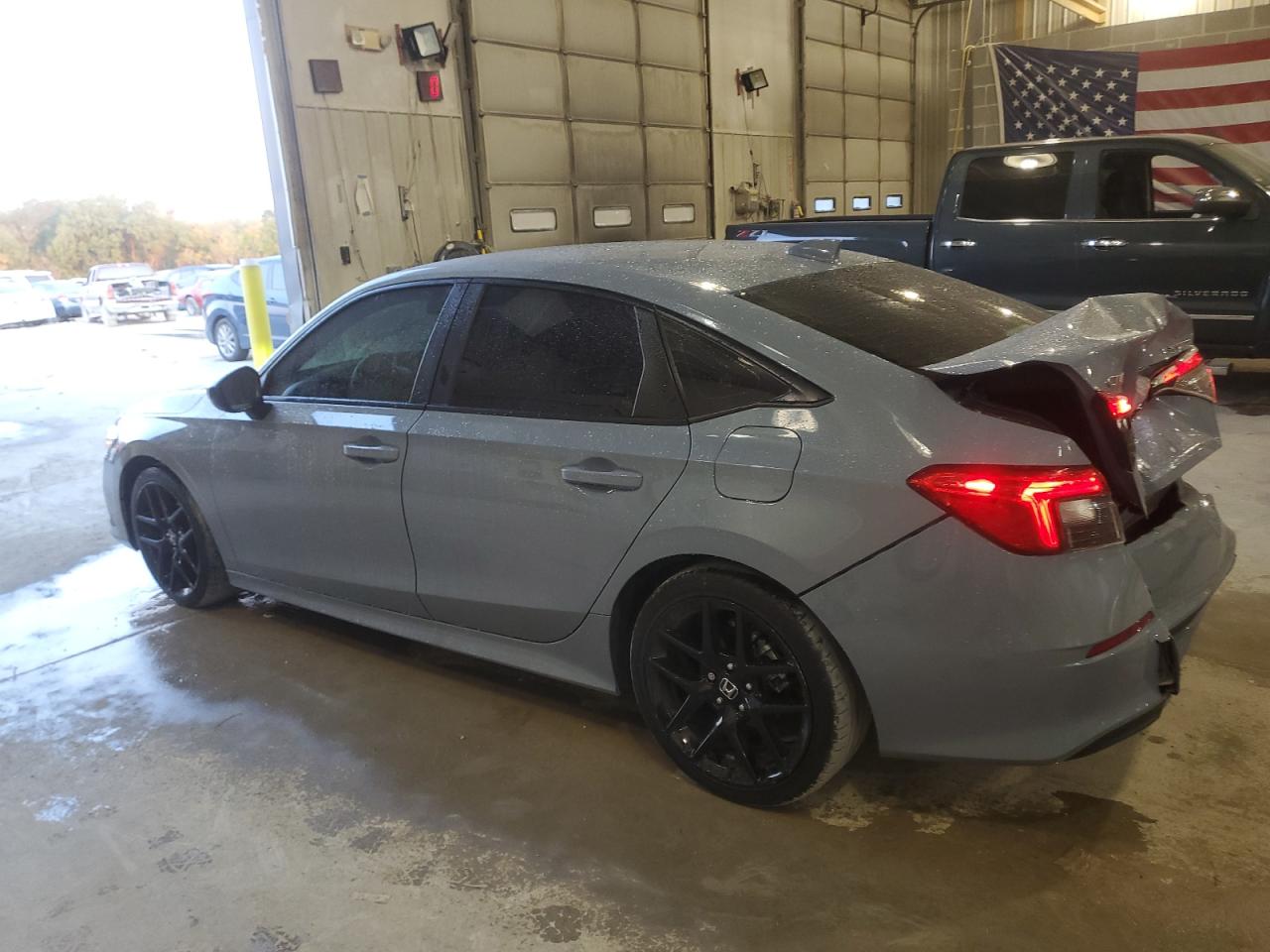 2022 Honda Civic VIN 2HGFE2F52NH529674 Copart auction photo, rear end / front end damage thumbnail 2