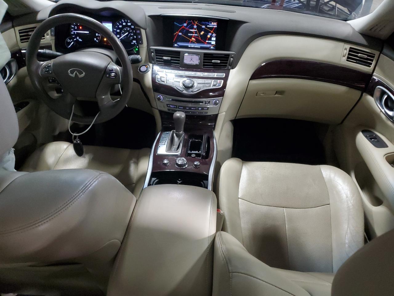 2011 Infiniti M VIN JN1BY1AR1BM371915 Copart auction photo, side damage thumbnail 8