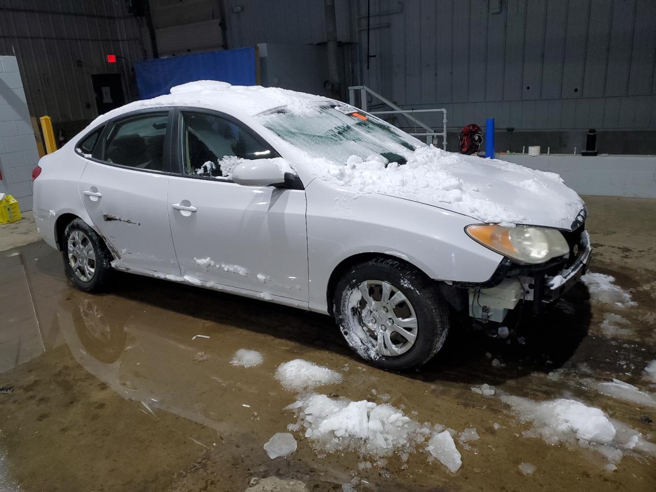 2010 Hyundai Elantra VIN KMHDU4AD8AU185970 Copart auction photo, side / front end damage thumbnail 4