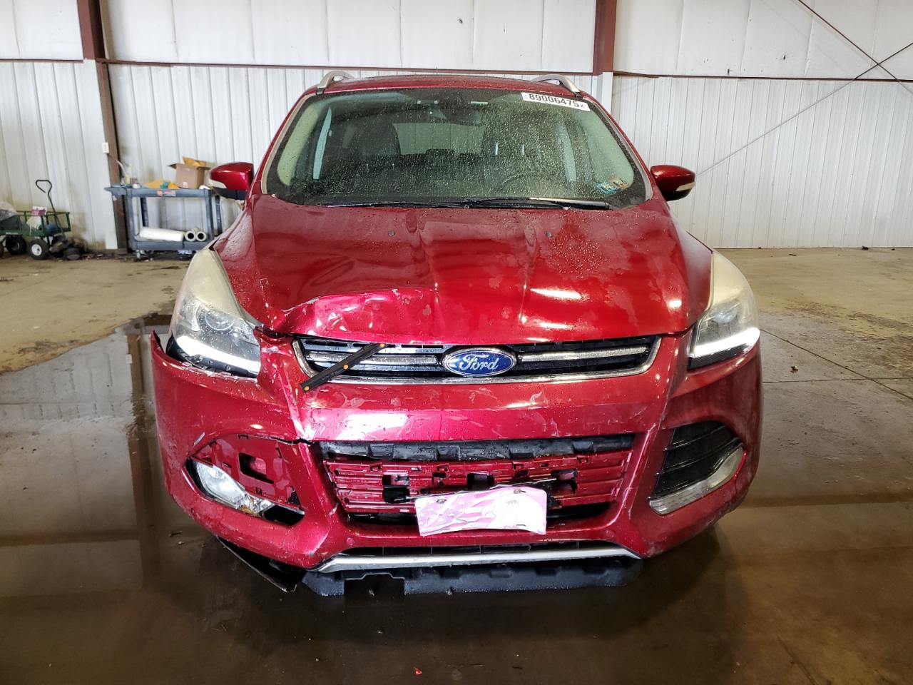 2014 Ford Escape VIN 1FMCU9JX6EUD35566 Copart auction photo, front end damage thumbnail 5