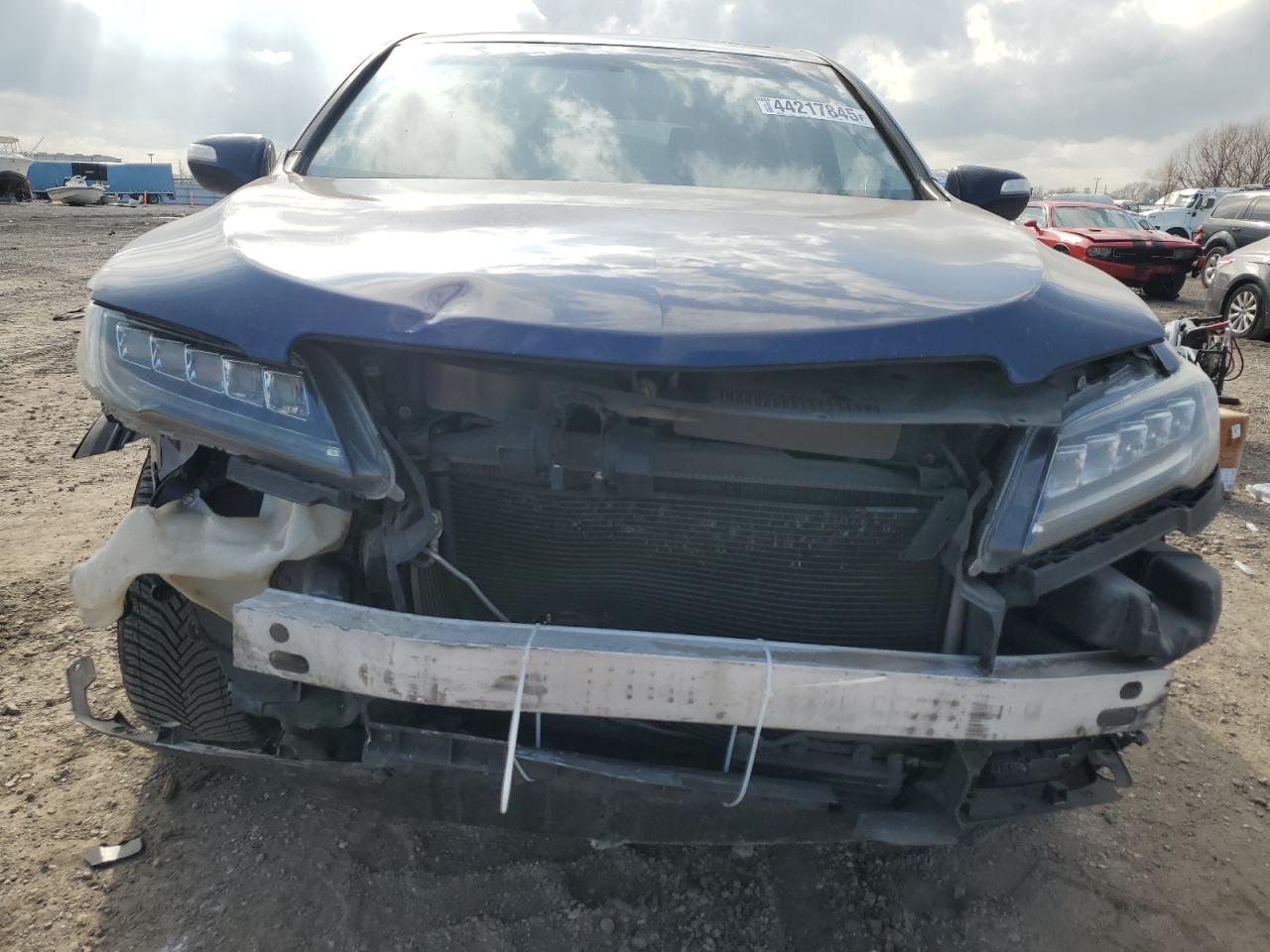 2018 Acura RDX VIN 5J8TB3H59JL015381 Copart auction photo, front end / rear end damage thumbnail 5