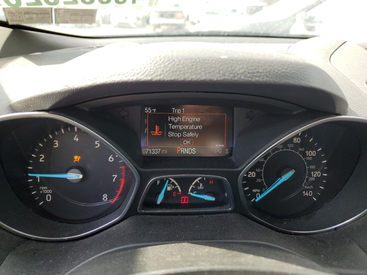 2017 Ford Escape VIN 1FMCU9GD2HUE00270 Copart auction photo, front end damage thumbnail 9
