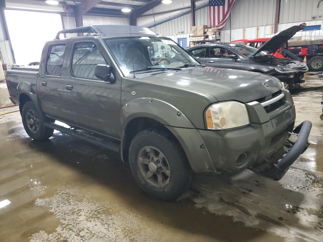 2003 Nissan Navara (Frontier) VIN 1N6ED27Y43C461932 Copart auction photo, side / front end damage thumbnail 4
