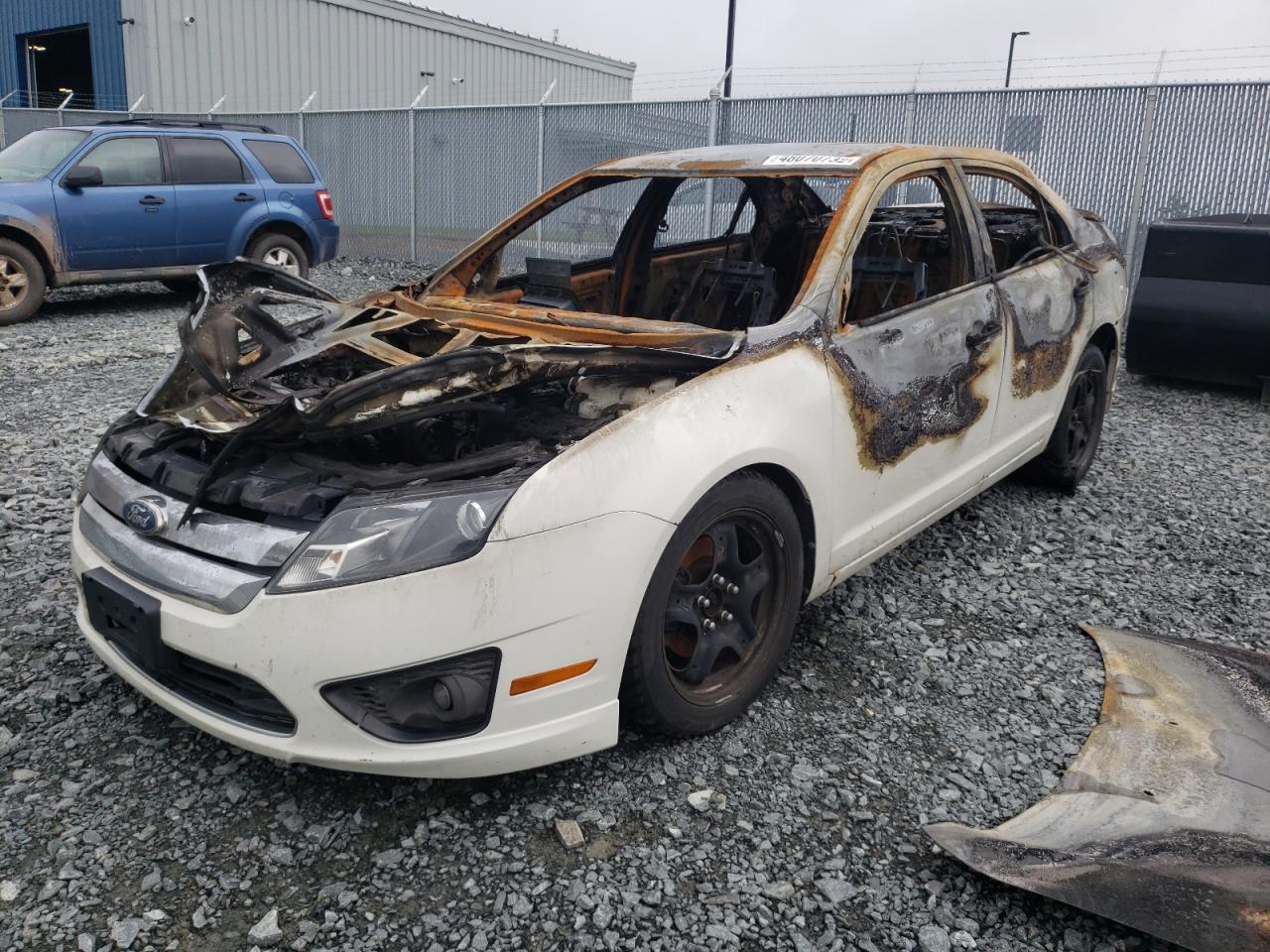 2011 Ford Fusion VIN 3FAHP0HA6BR240397 Copart auction photo, burn damage thumbnail 2