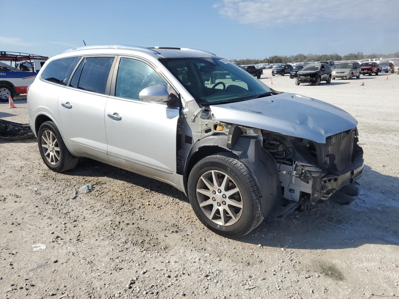 2016 Buick Enclave VIN 5GAKRAKD7GJ125006 Copart auction photo, front end damage thumbnail 4