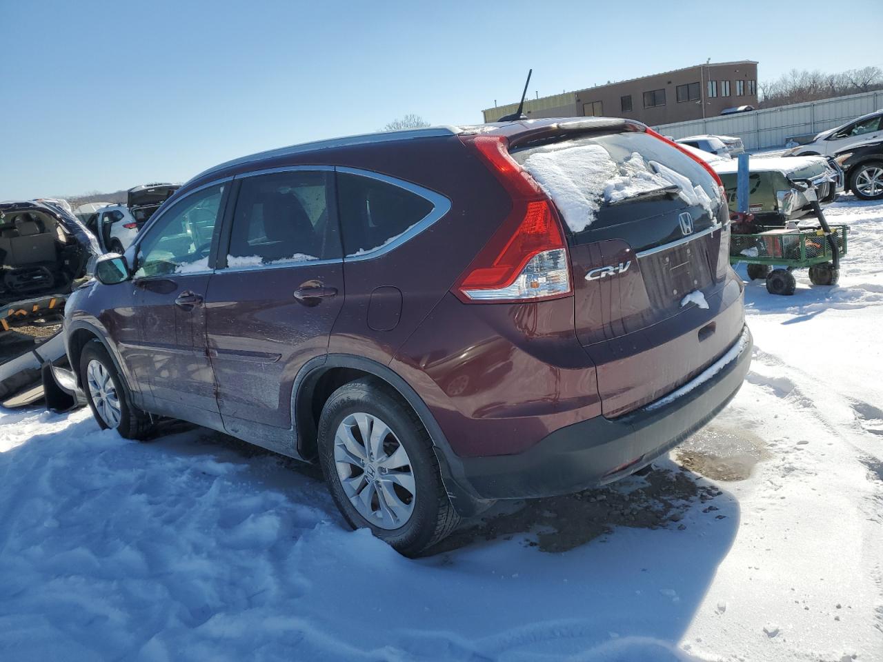 2013 Honda CR-V VIN 5J6RM4H7XDL082144 Copart auction photo, front end damage thumbnail 2