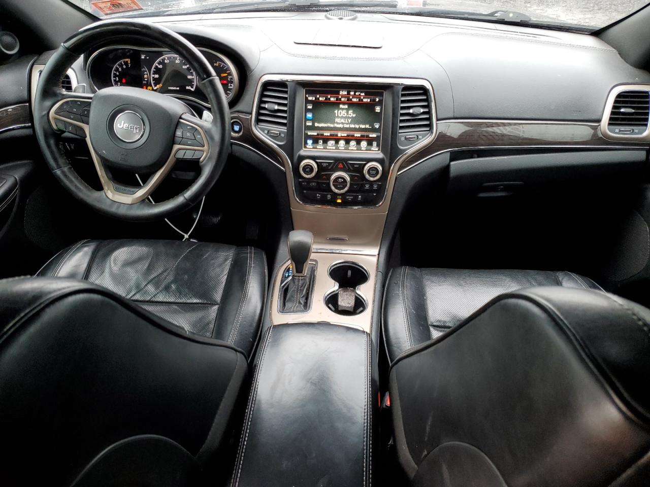 2017 Jeep Grand Cherokee VIN 1C4RJFCGXHC927470 Copart auction photo, front end / side damage thumbnail 8