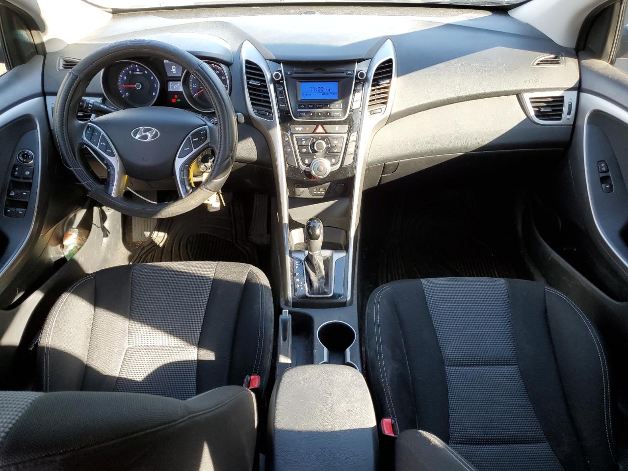 2017 Hyundai Elantra VIN KMHD35LH5HU364793 Copart auction photo, side / front end damage thumbnail 8