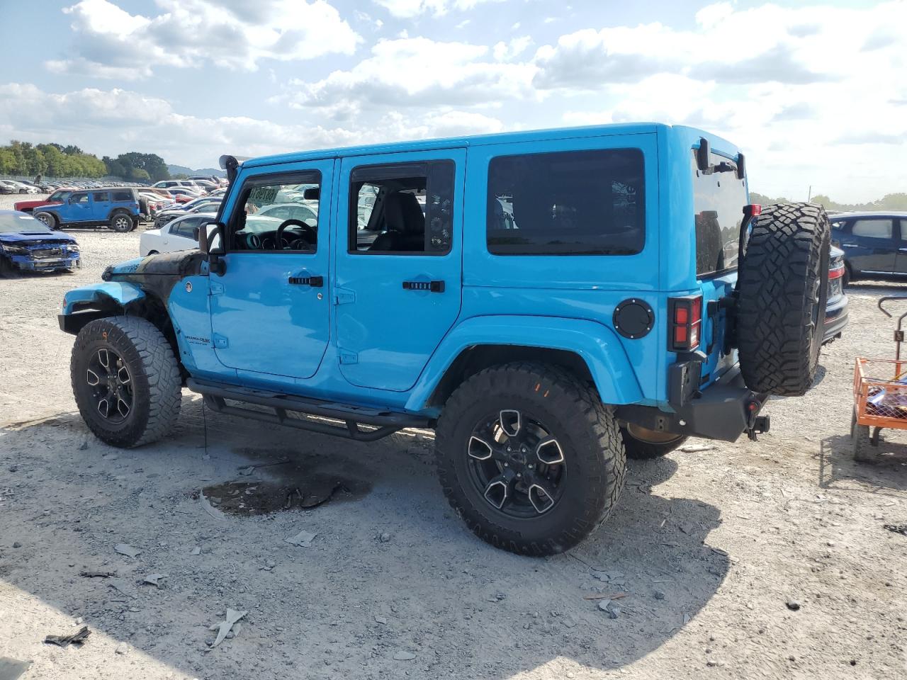 2018 Jeep Wrangler VIN 1C4BJWEG8JL882906 Copart auction photo, burn / minor dent/scratches damage thumbnail 2