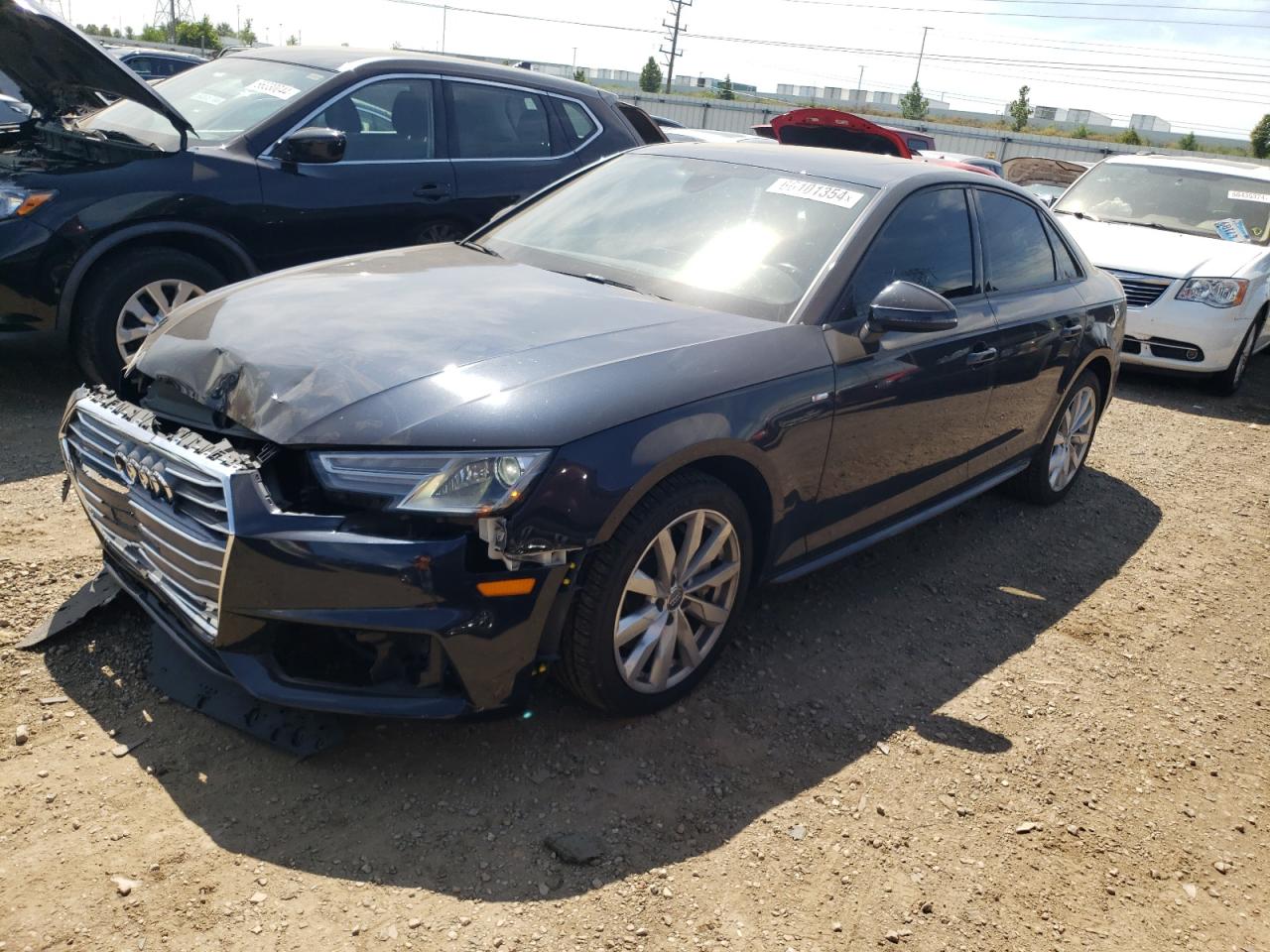 2018 Audi A4 VIN WAUDNAF42JA168668