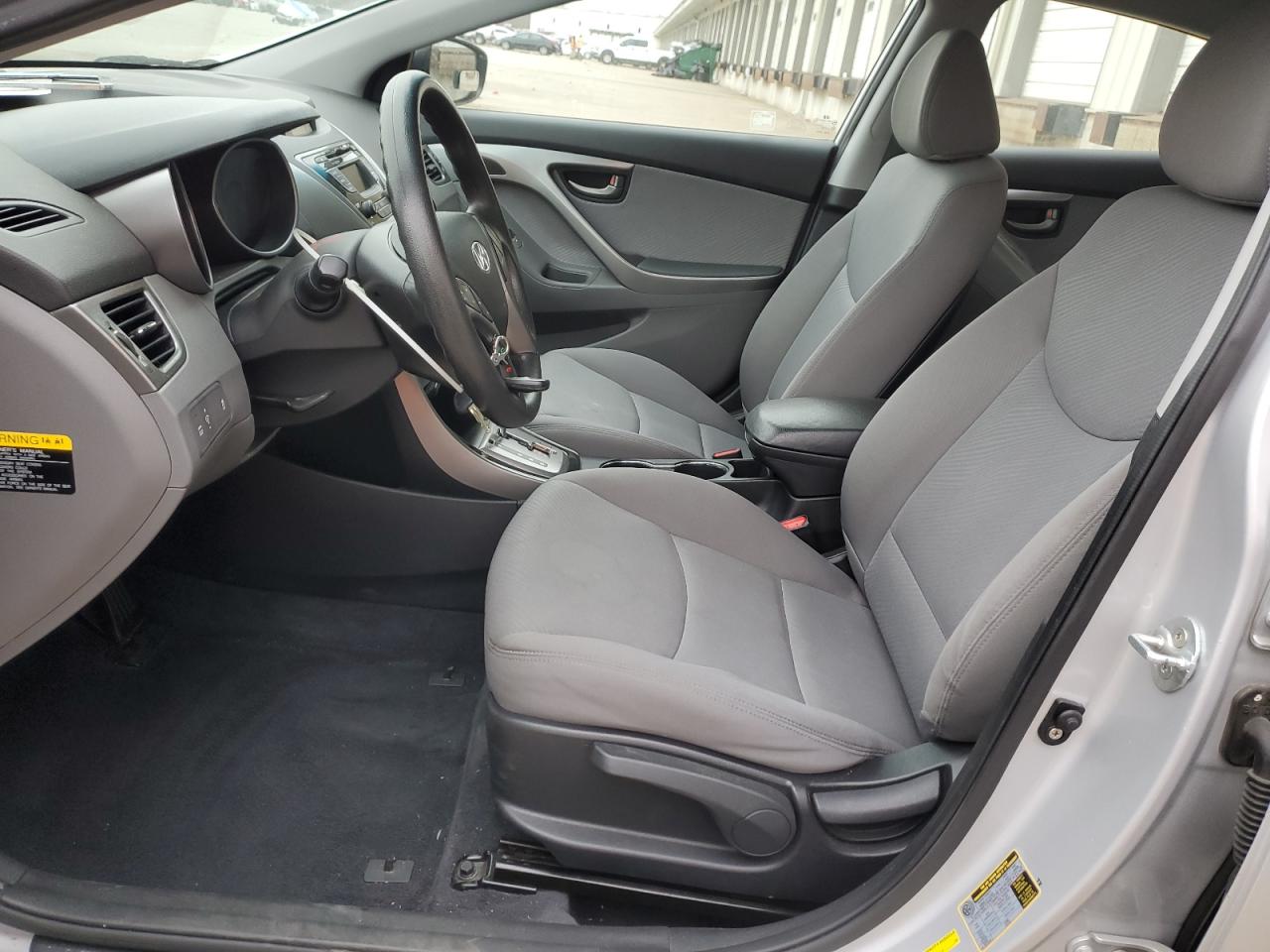 2013 Hyundai Elantra VIN KMHDH4AE5DU664395 Copart auction photo, side damage thumbnail 7