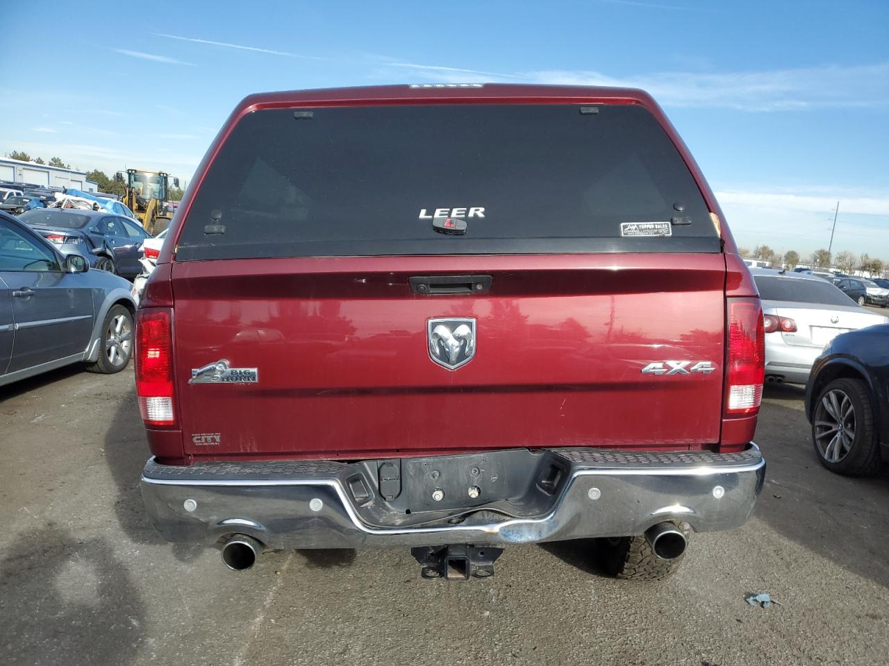 2018 RAM 1500 VIN 1C6RR7GT2JS222641 Copart auction photo, front end / side damage thumbnail 6