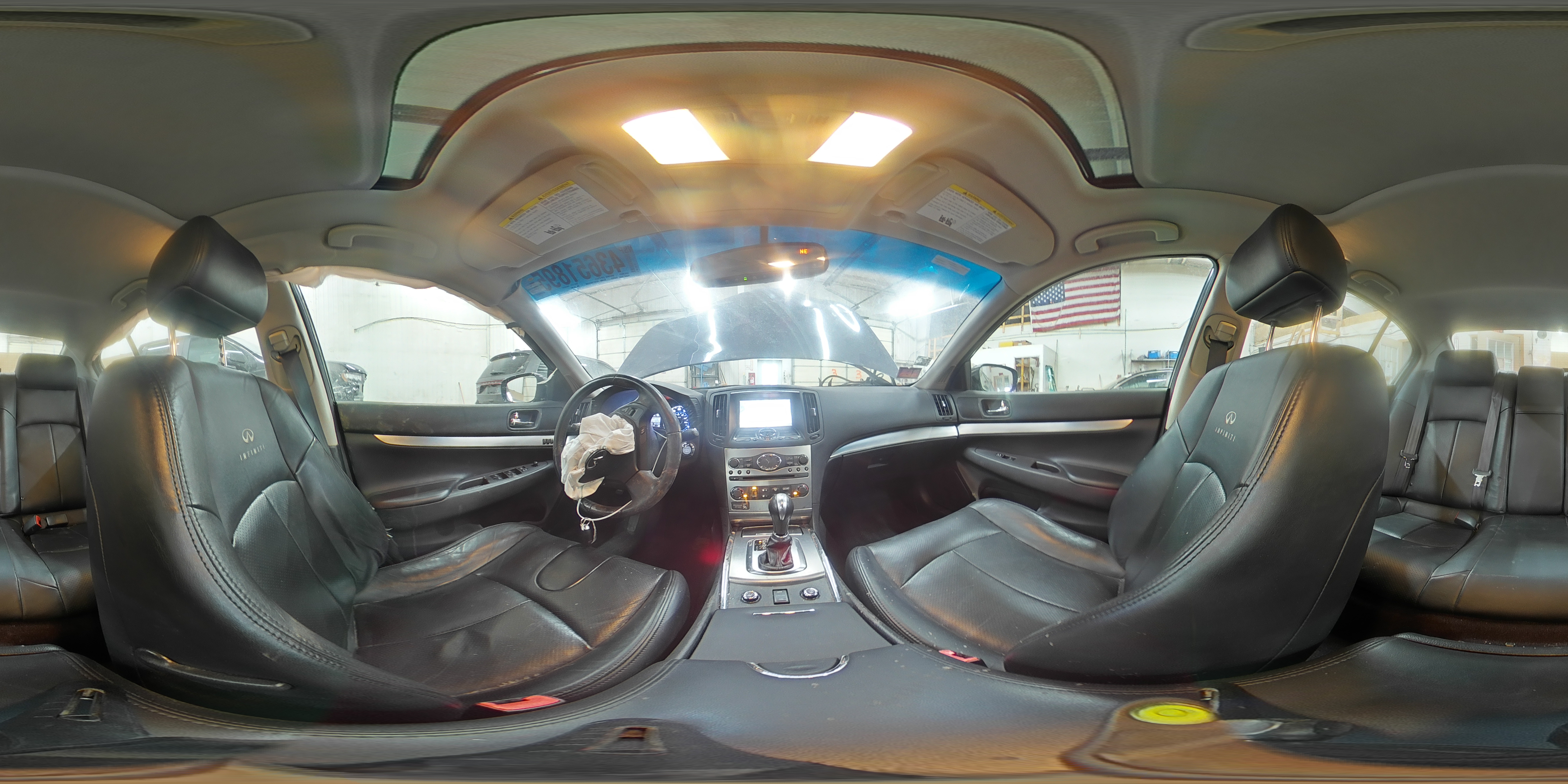 2013 Infiniti G VIN JN1CV6AR0DM351104 Copart auction photo, front end damage thumbnail 13