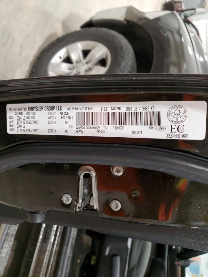2013 RAM 1500 VIN 1C6RR7LT2DS595723 Copart auction photo, all over damage thumbnail 12