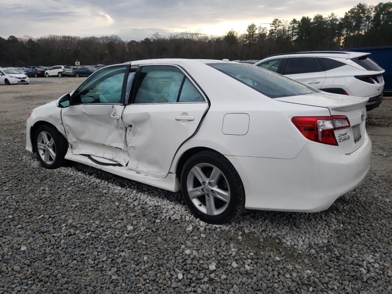 2013 Toyota Camry VIN 4T1BF1FK9DU238641 Copart auction photo, side / front end damage thumbnail 2