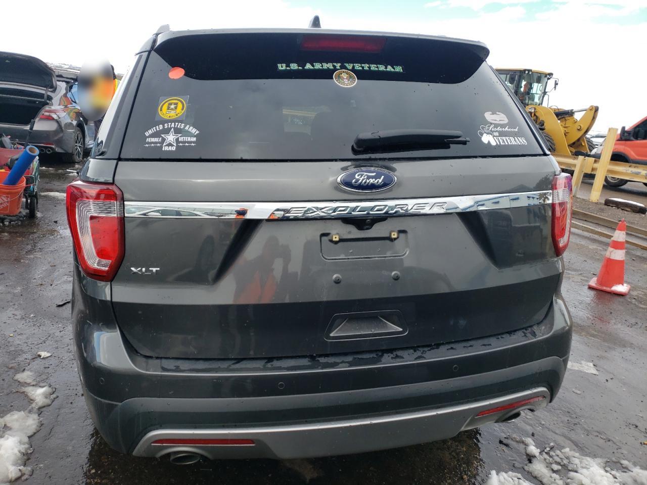 2017 Ford Explorer VIN 1FM5K7D86HGE24757 Copart auction photo, undercarriage / all over damage thumbnail 6