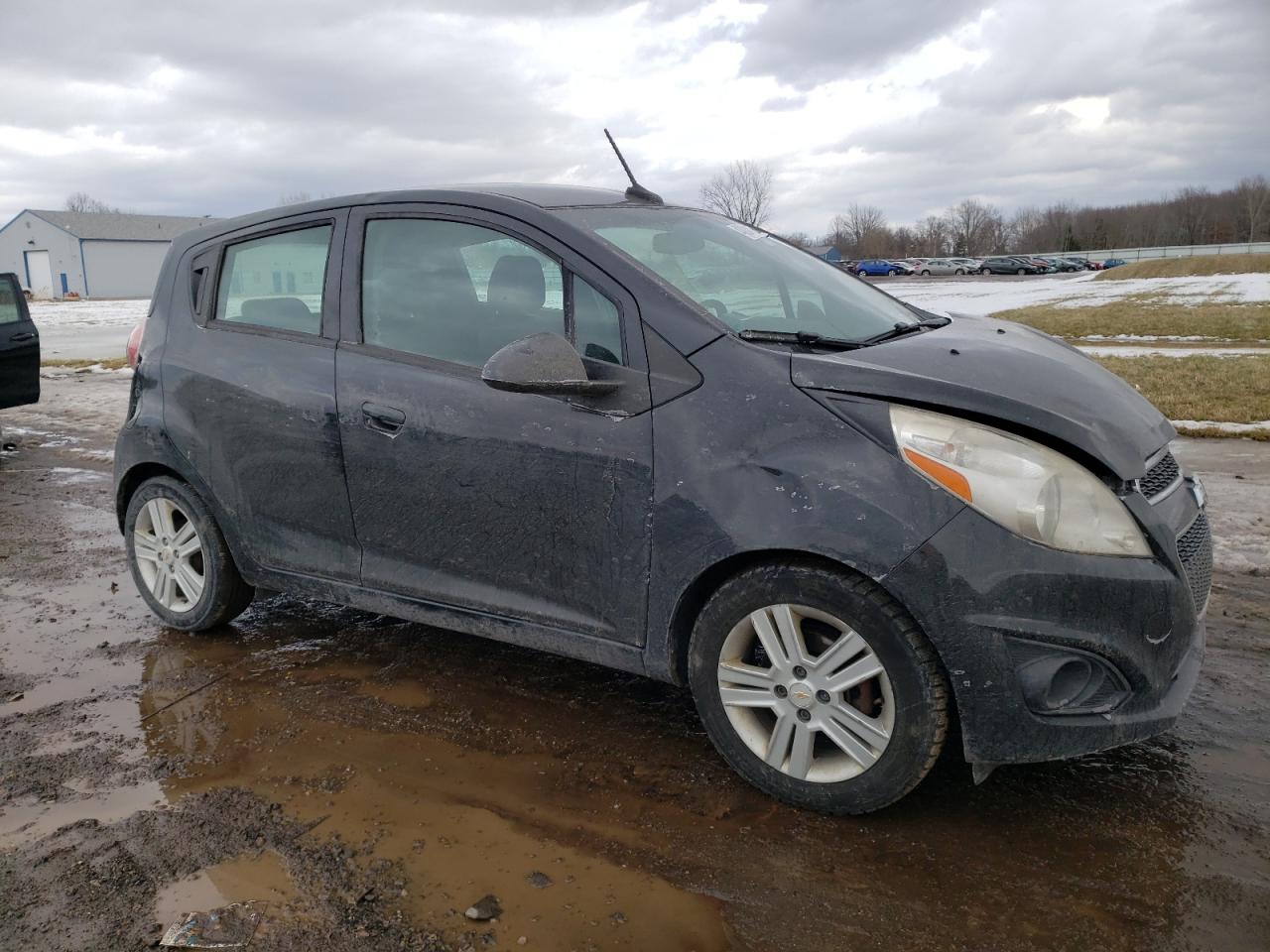 2014 Chevrolet Spark VIN KL8CB6S94EC421594 Copart auction photo, front end damage thumbnail 4